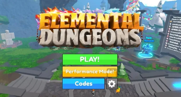 Elemental-Dungeons-Codes
